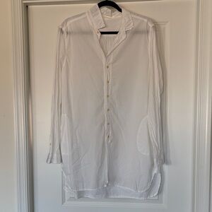 CP Shades White Long Sleeve Tunic Shirt
